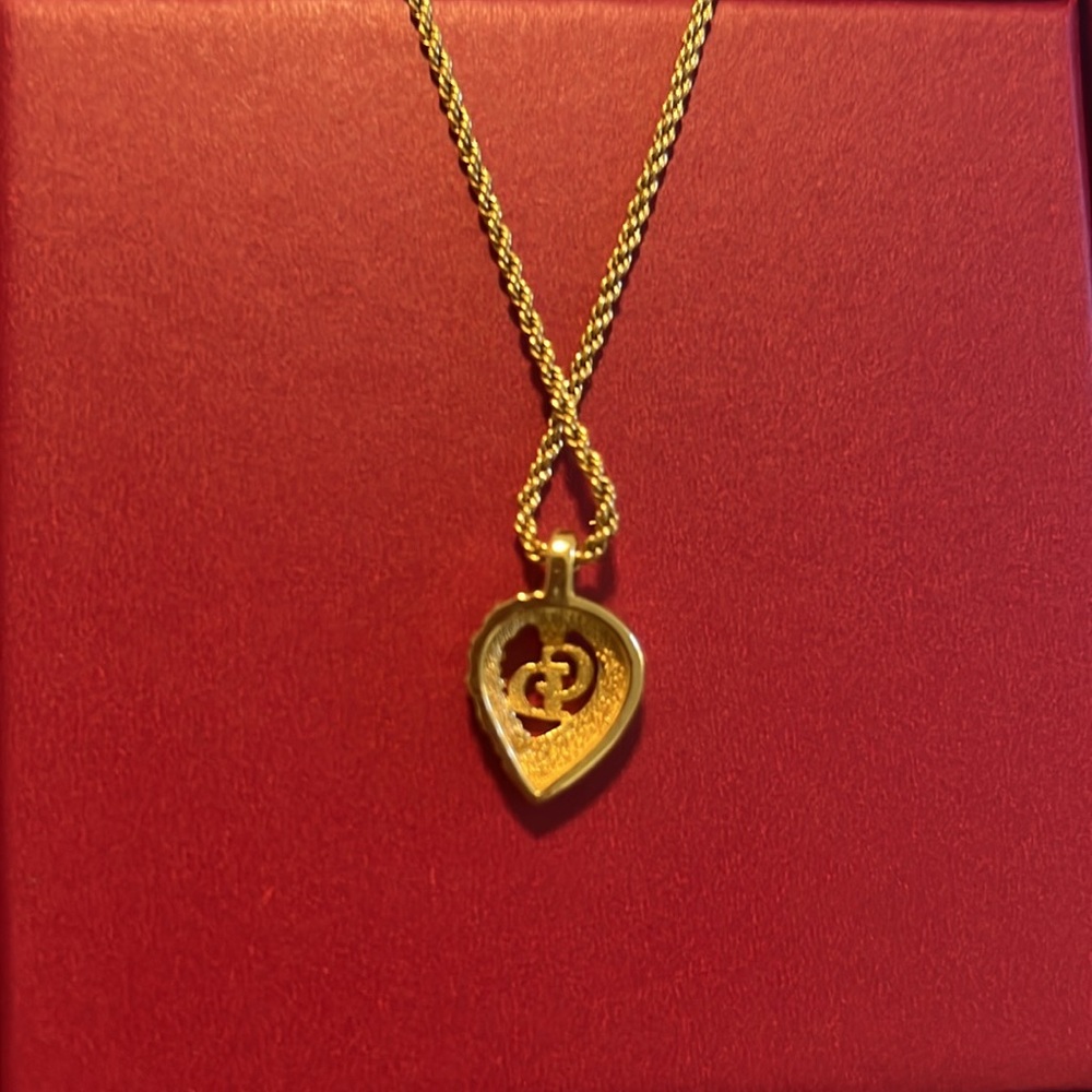 Christian Dior Necklace with adjustable chain and charm - Picture 2 of 6